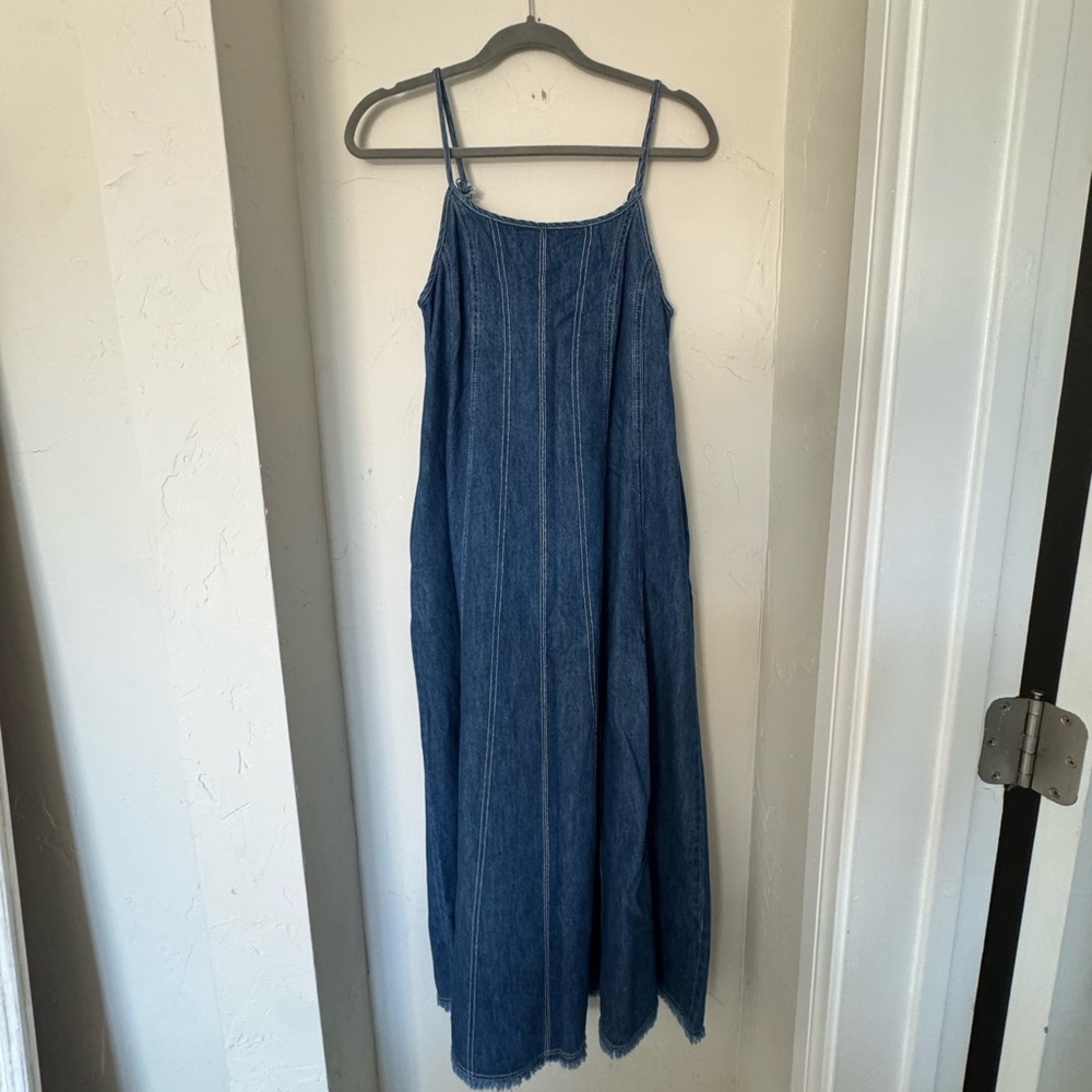 Denim Maxi Dress - Picture 6 of 13